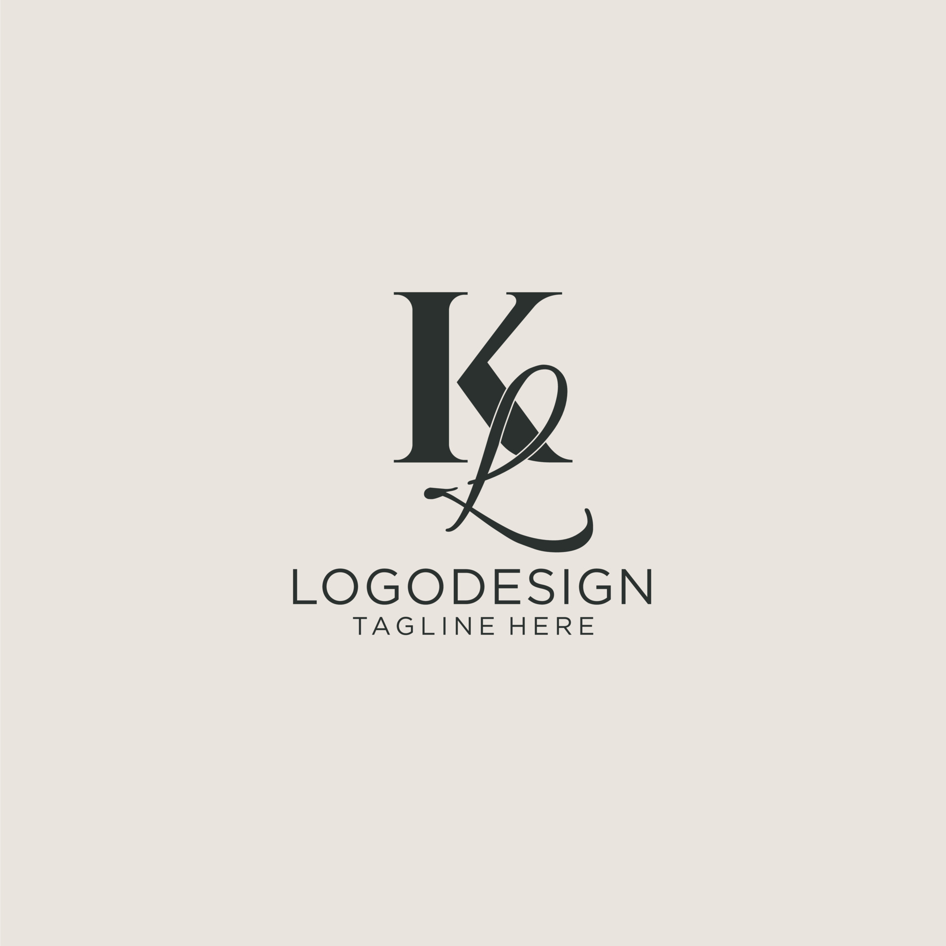 Business Logo Design, XZ Initials – Elegant Quill