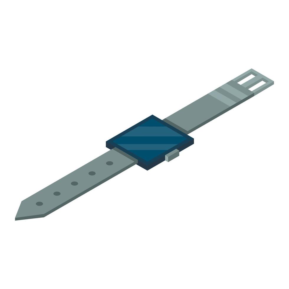 Smart watch icon, isometric style vector