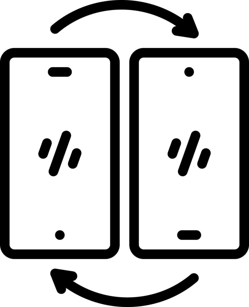 line icon for altered vector