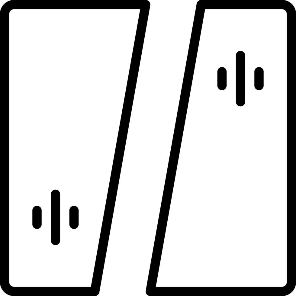 line icon for altered vector