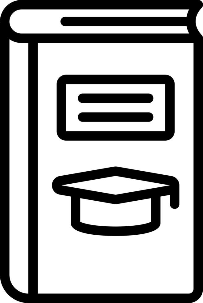 line icon for uni vector