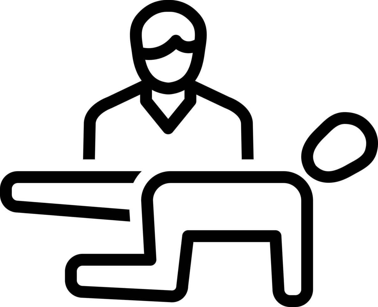 line icon for trainers vector