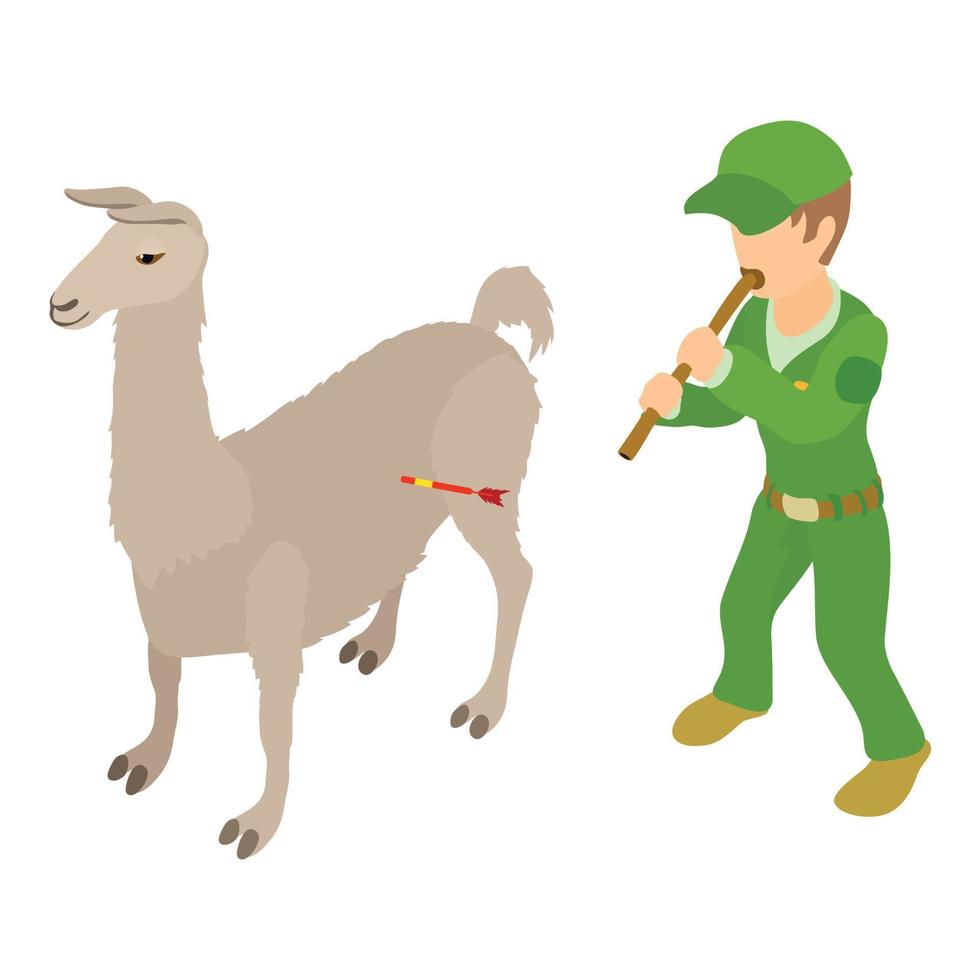 Animal welfare icon, isometric style vector