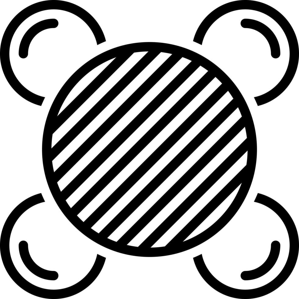 line icon for variance vector
