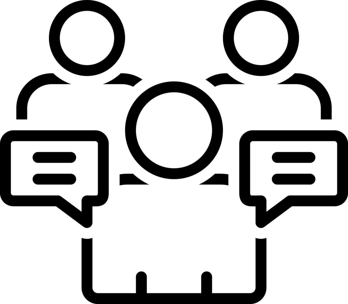 line icon for adviser vector