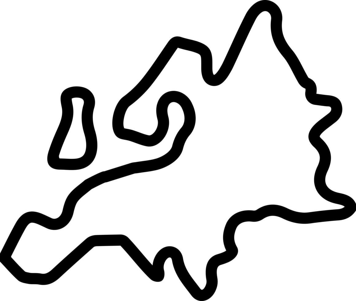 line icon for europe vector
