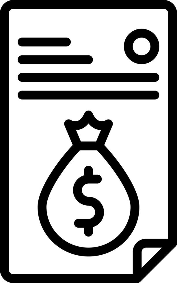 line icon for fee vector