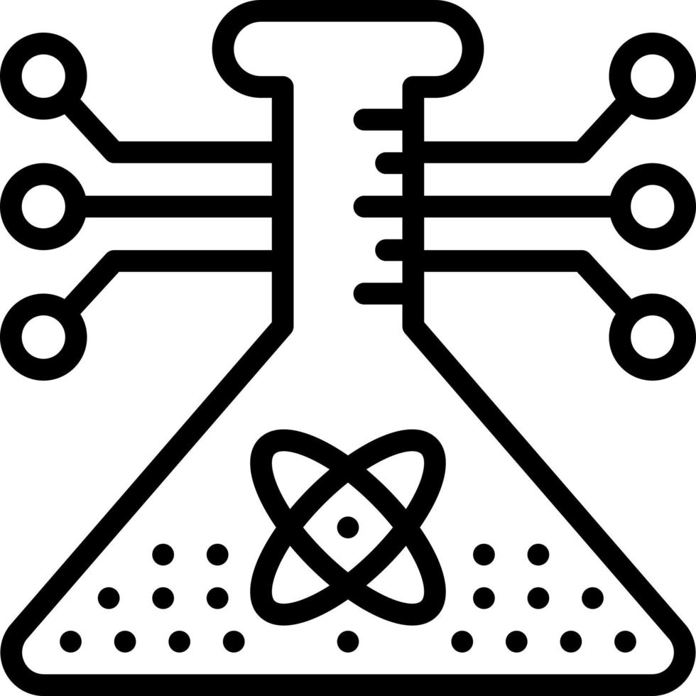 line icon for stem vector