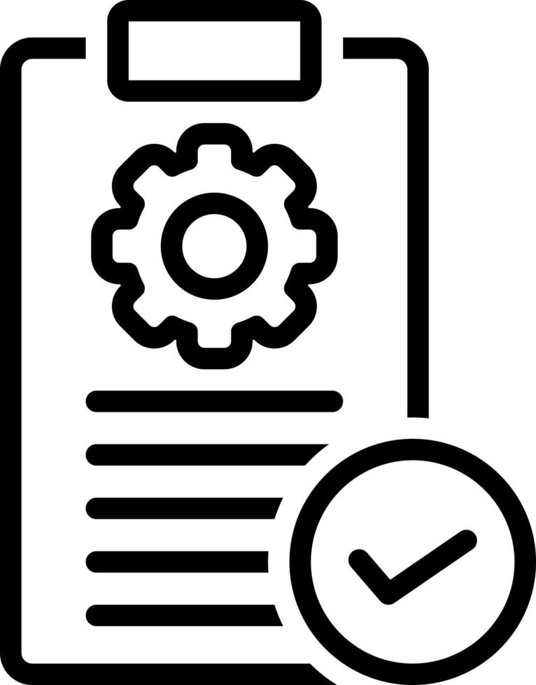 line icon for requirements vector