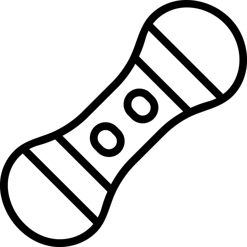 line icon for snowboard vector
