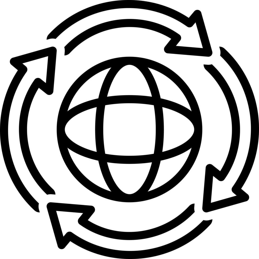 line icon for refresh vector