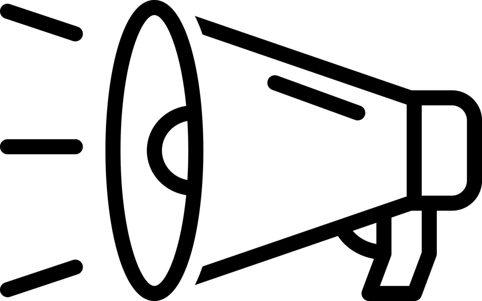 line icon for advertiser vector