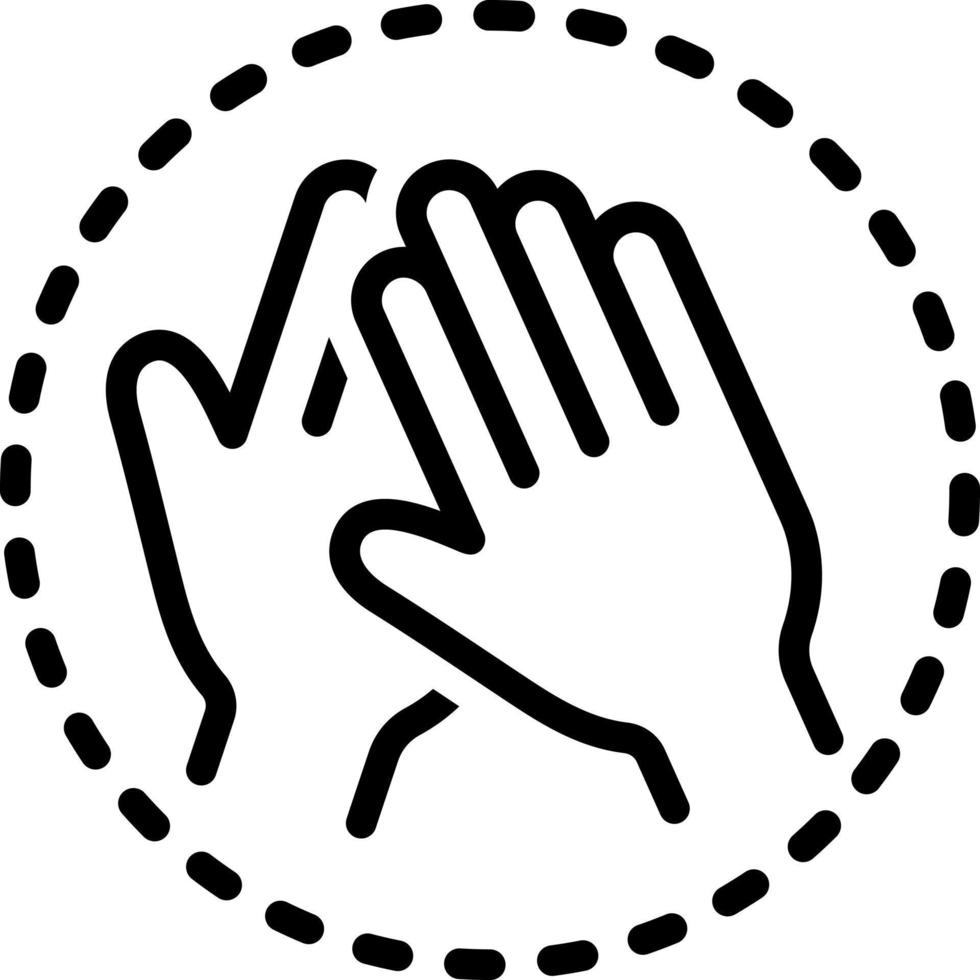 line icon for appreciate vector