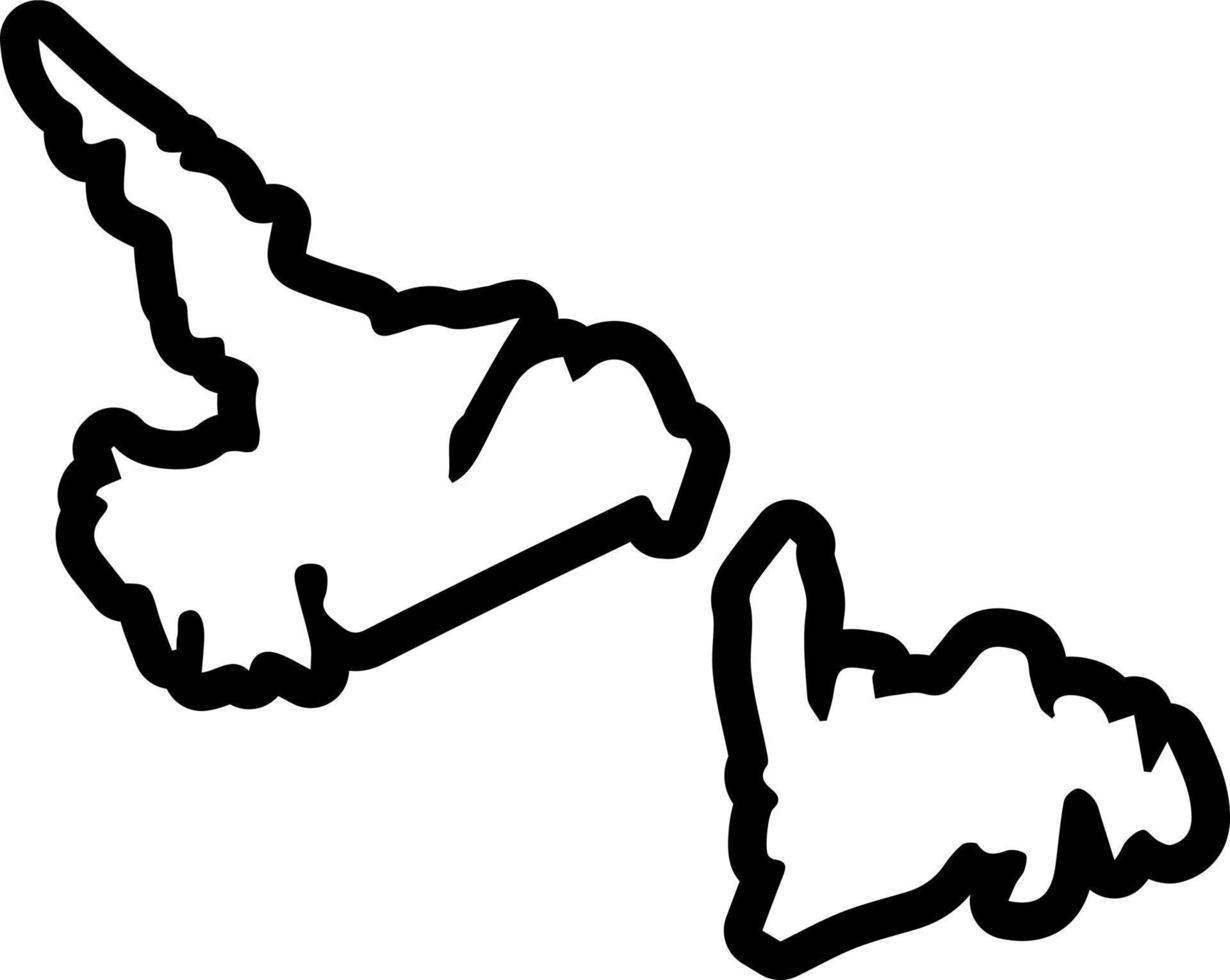 line icon for newfoundland vector