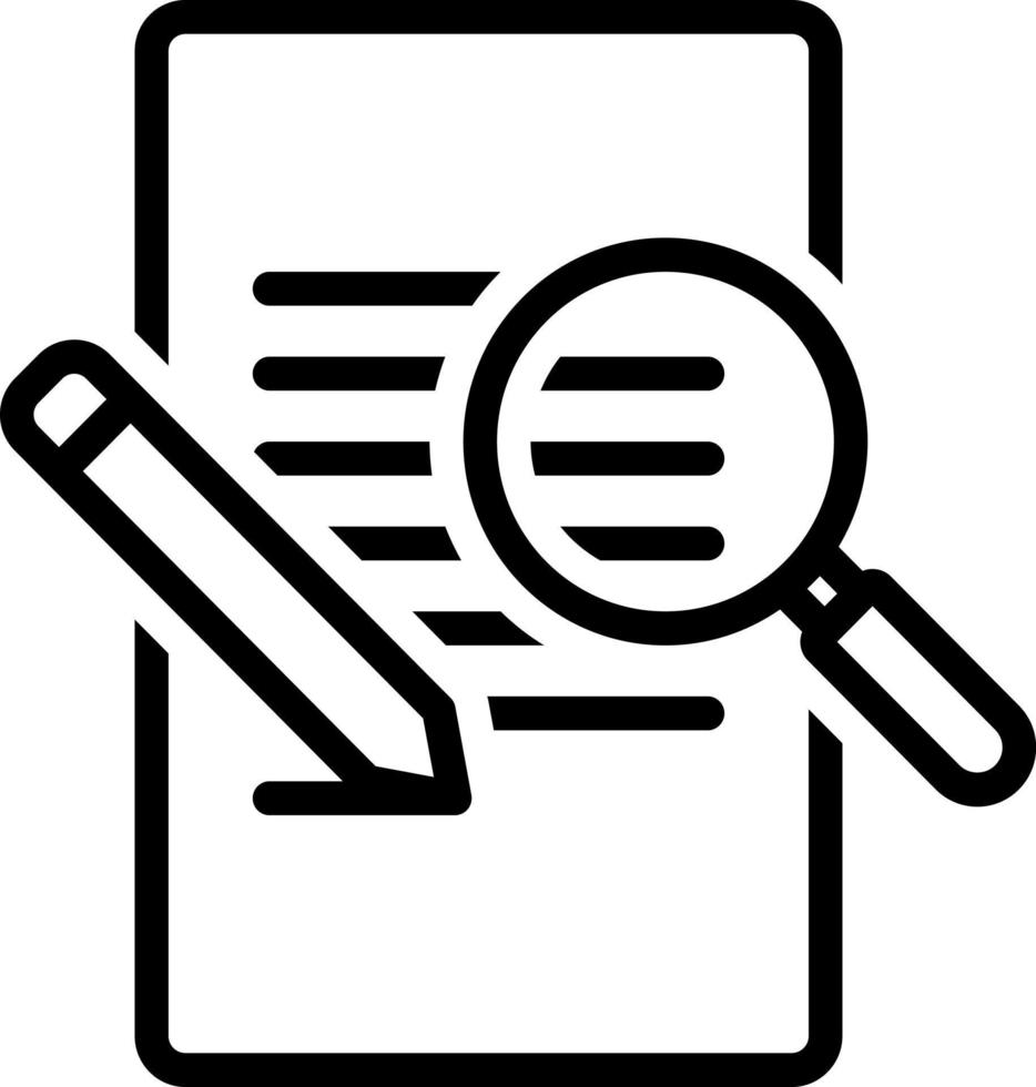 line icon for defined vector