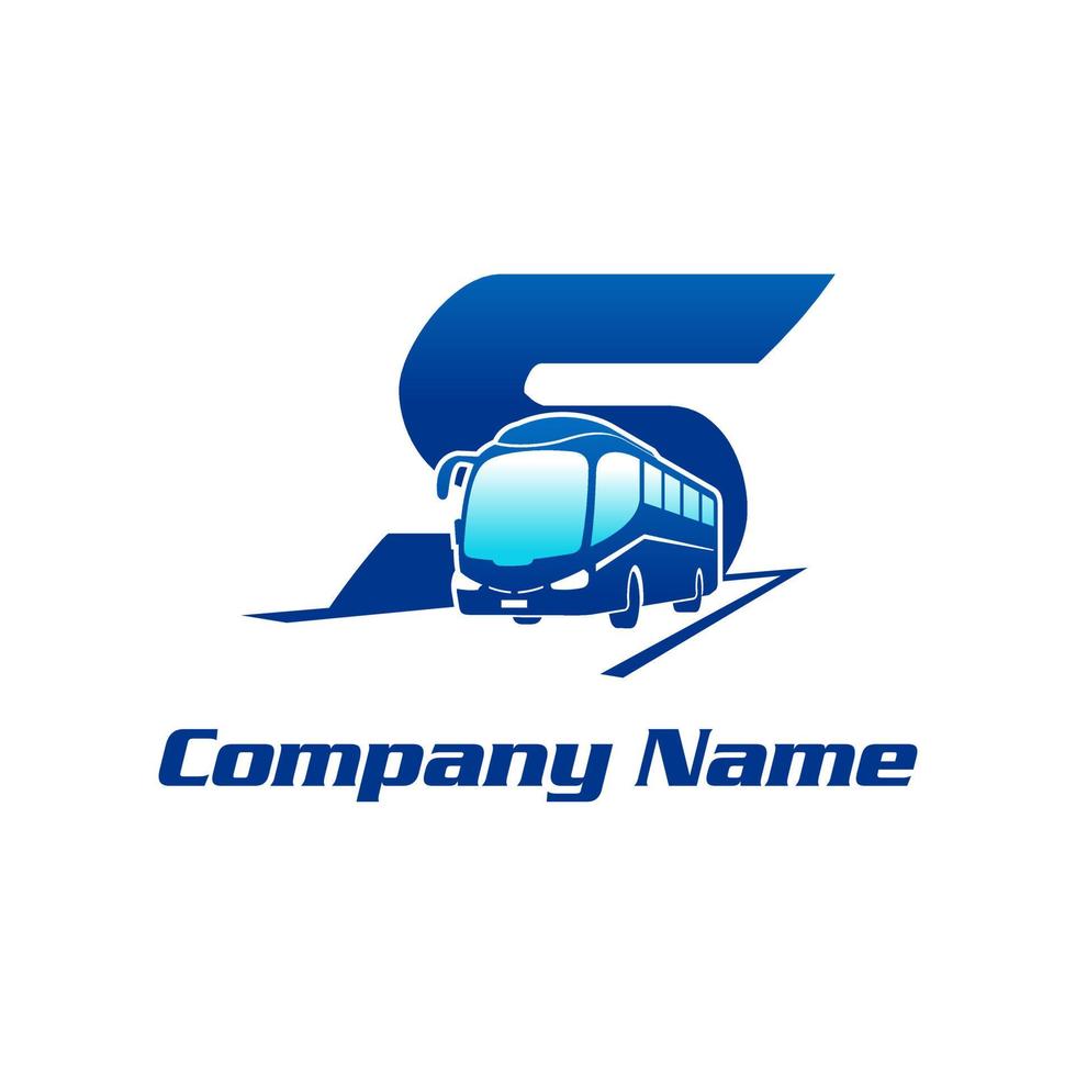 Initial S Bus Logo vector