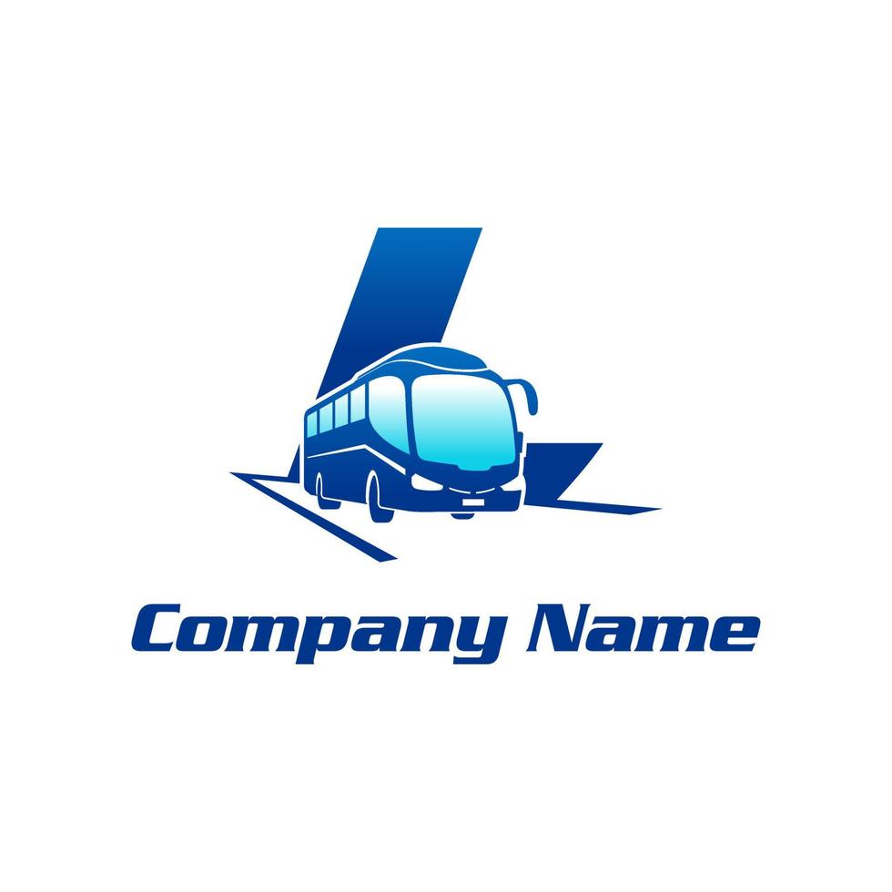 Initial L Bus Logo vector