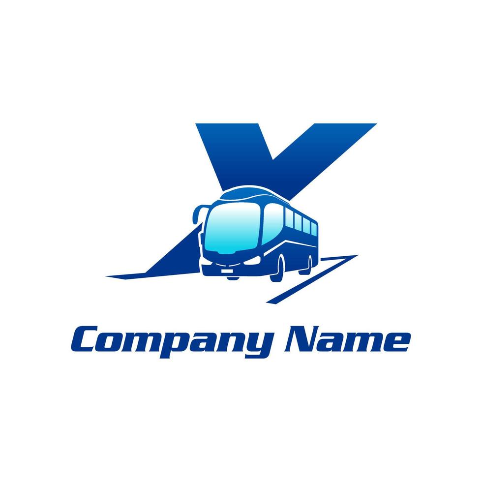 Initial X Bus Logo vector
