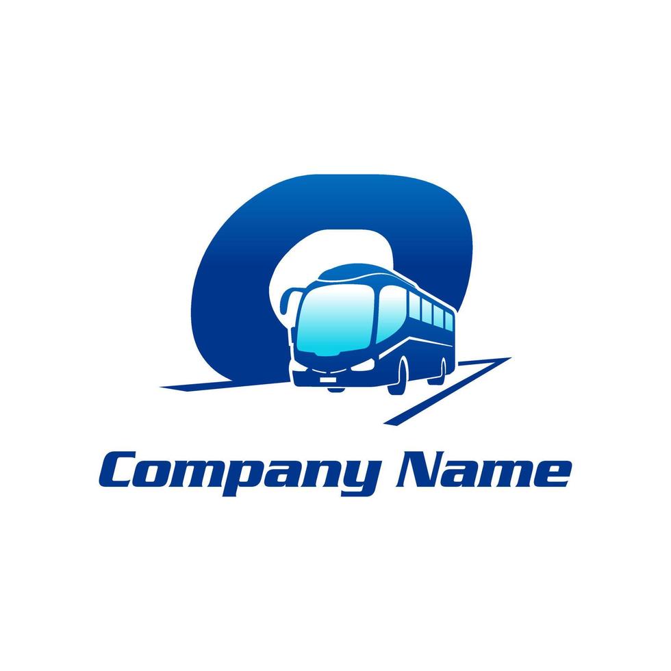 Initial O Bus Logo vector