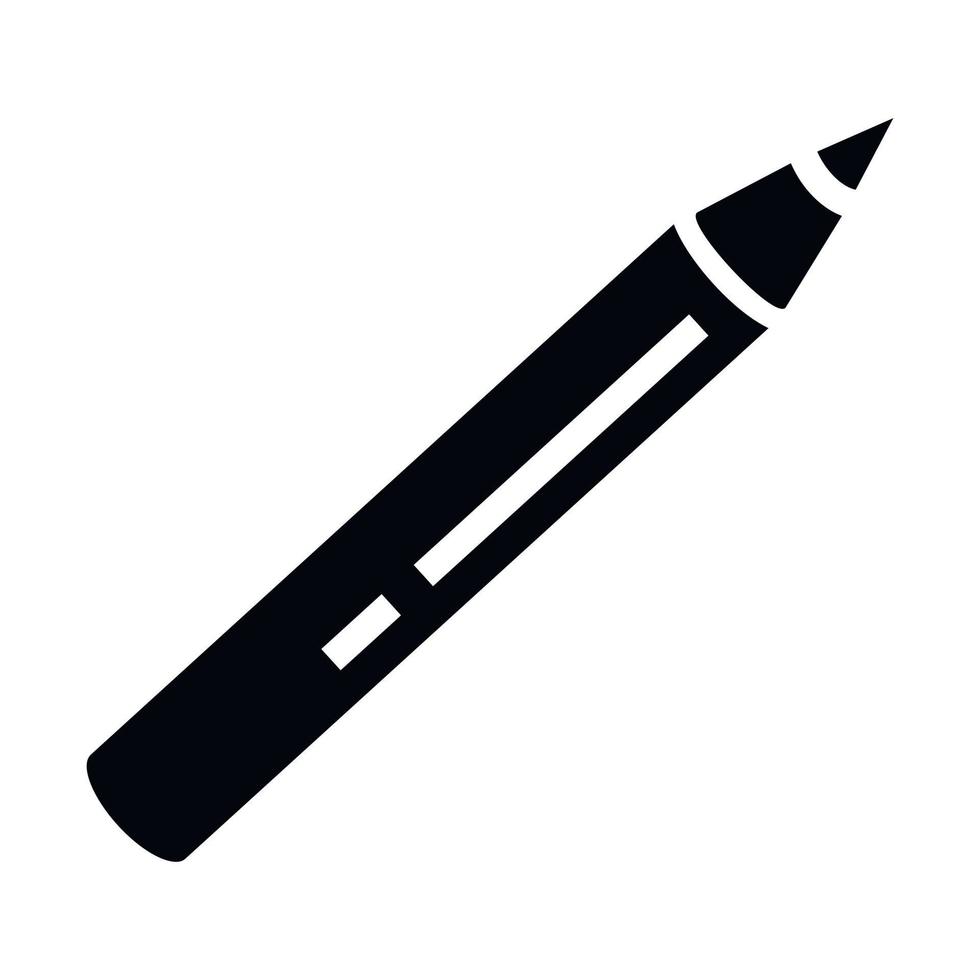 Marker icon, simple style vector