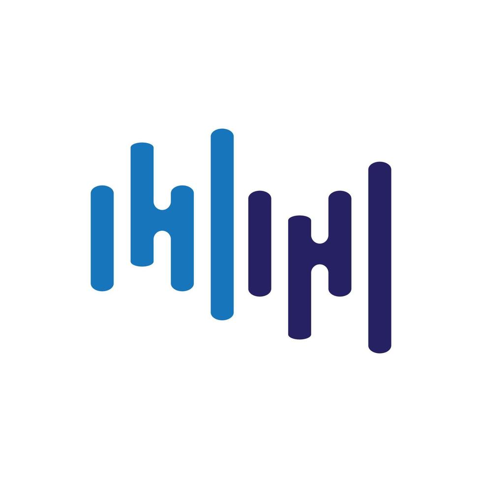 Sound waves vector illustration