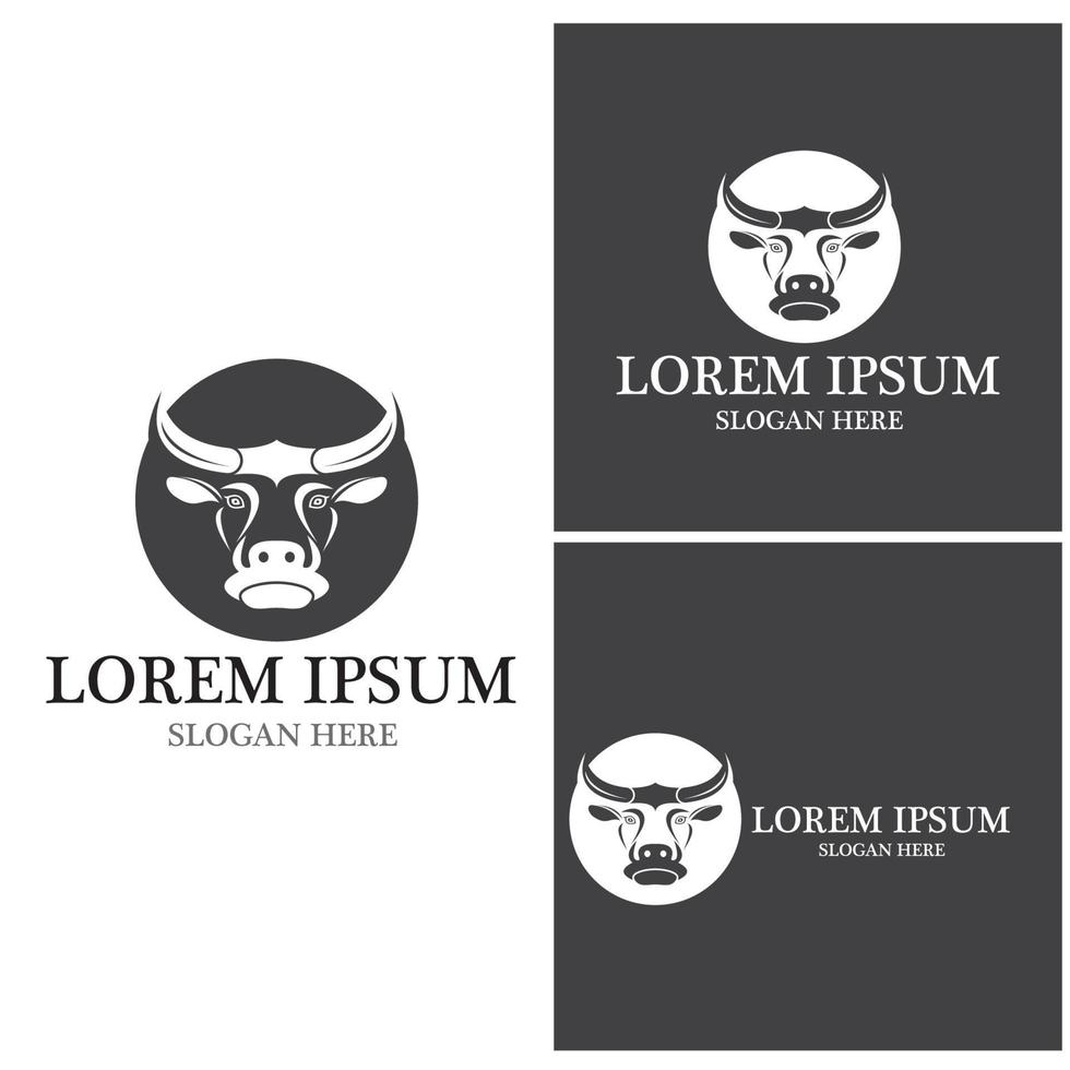 Cow Logo Template vector icon