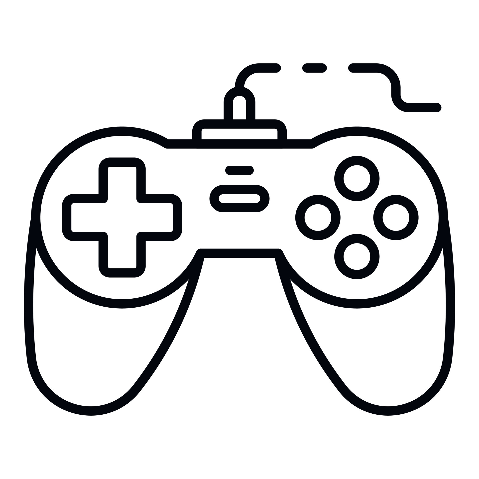 Arcade joystick icon, outline style 15389199 Vector Art at Vecteezy
