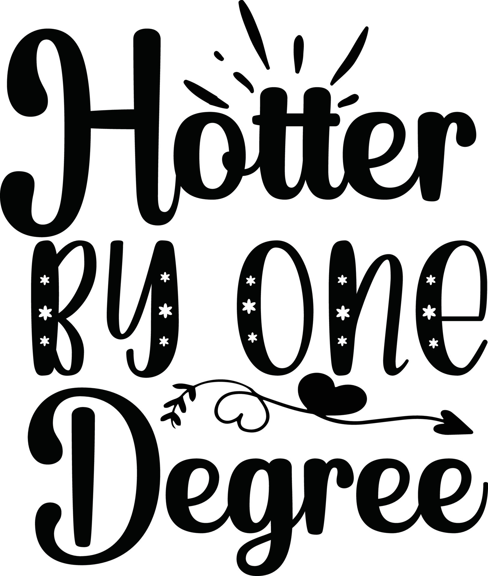 Hotter By One Degree 15389308 Vector Art at Vecteezy