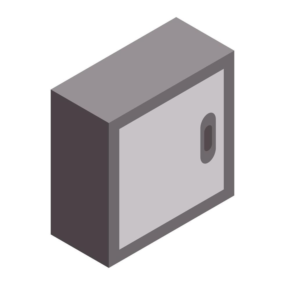 Garage ambry icon, isometric style vector