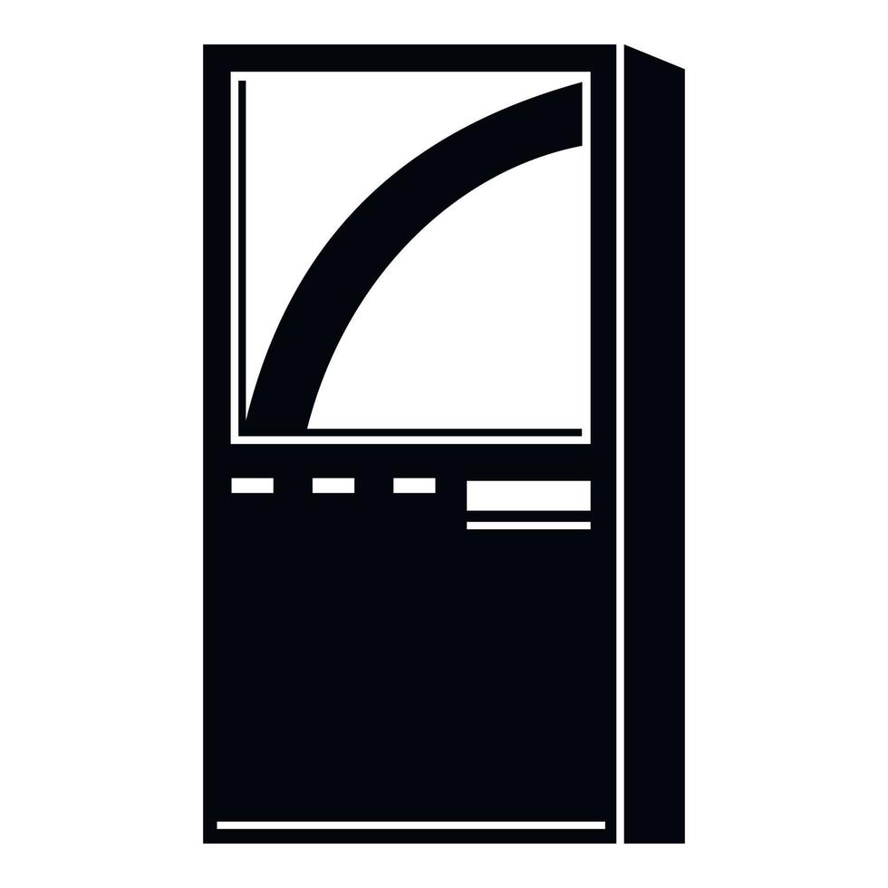 Shop payment machine icon, simple style vector