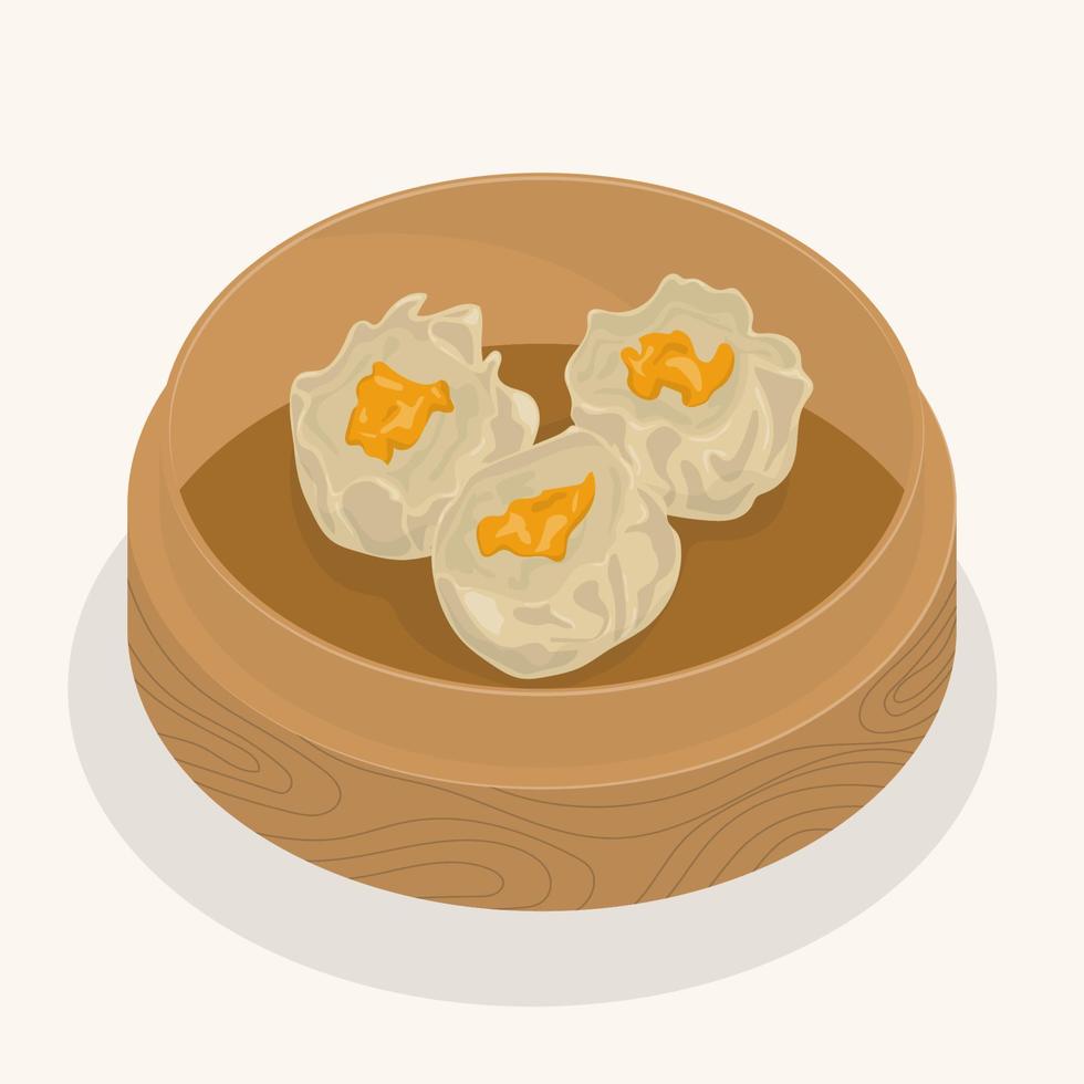 ilustración vectorial de comida china vector