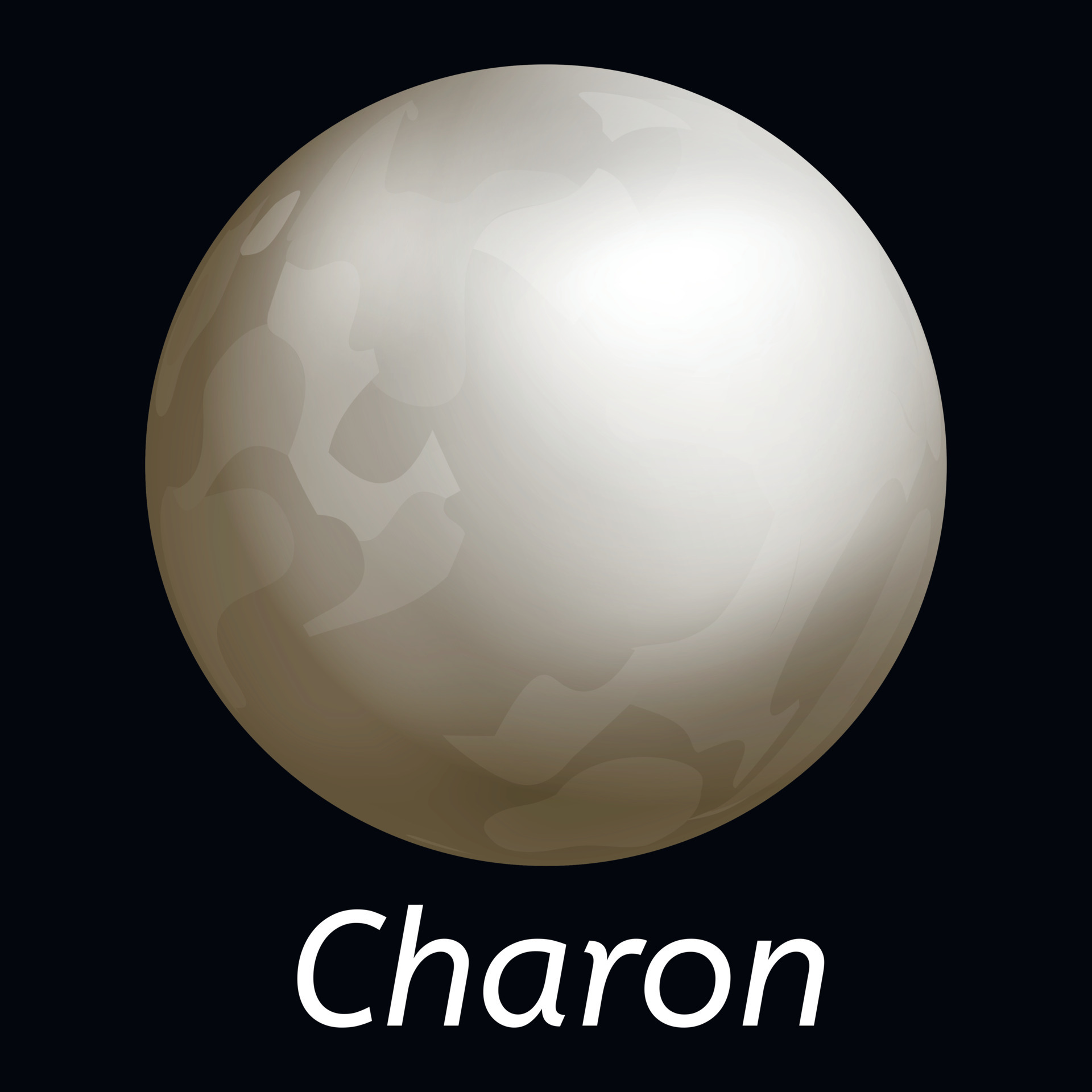 Charon icon, realistic style 15389810 Vector Art at Vecteezy