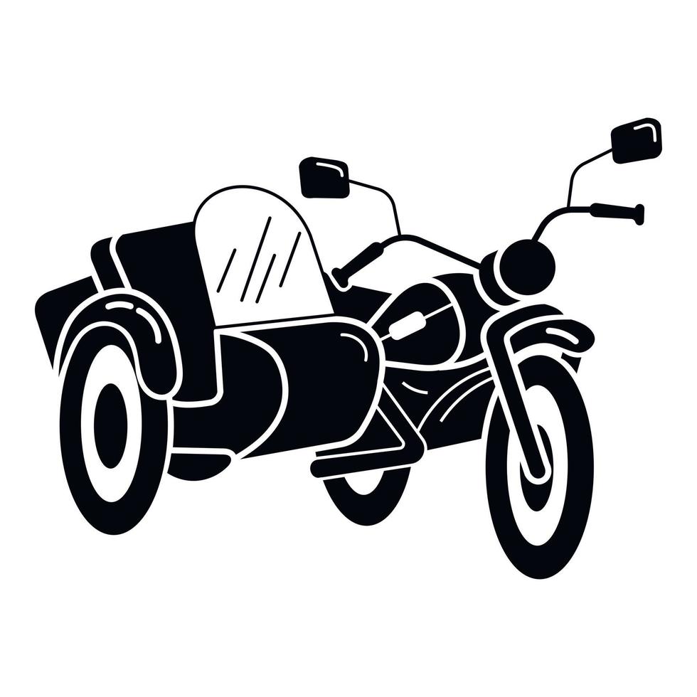 Motorbike tricycle icon, simple style 15389875 Vector Art at Vecteezy
