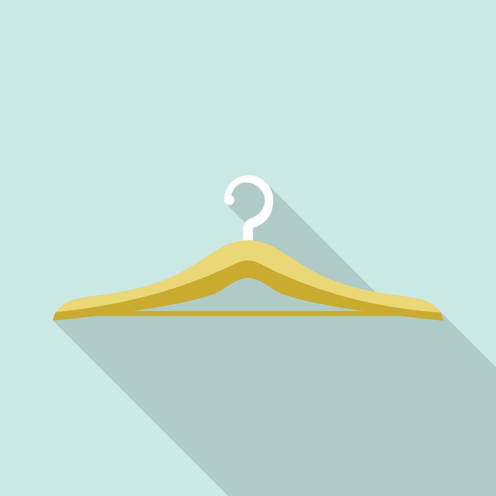 Shirt hanger icon, flat style vector