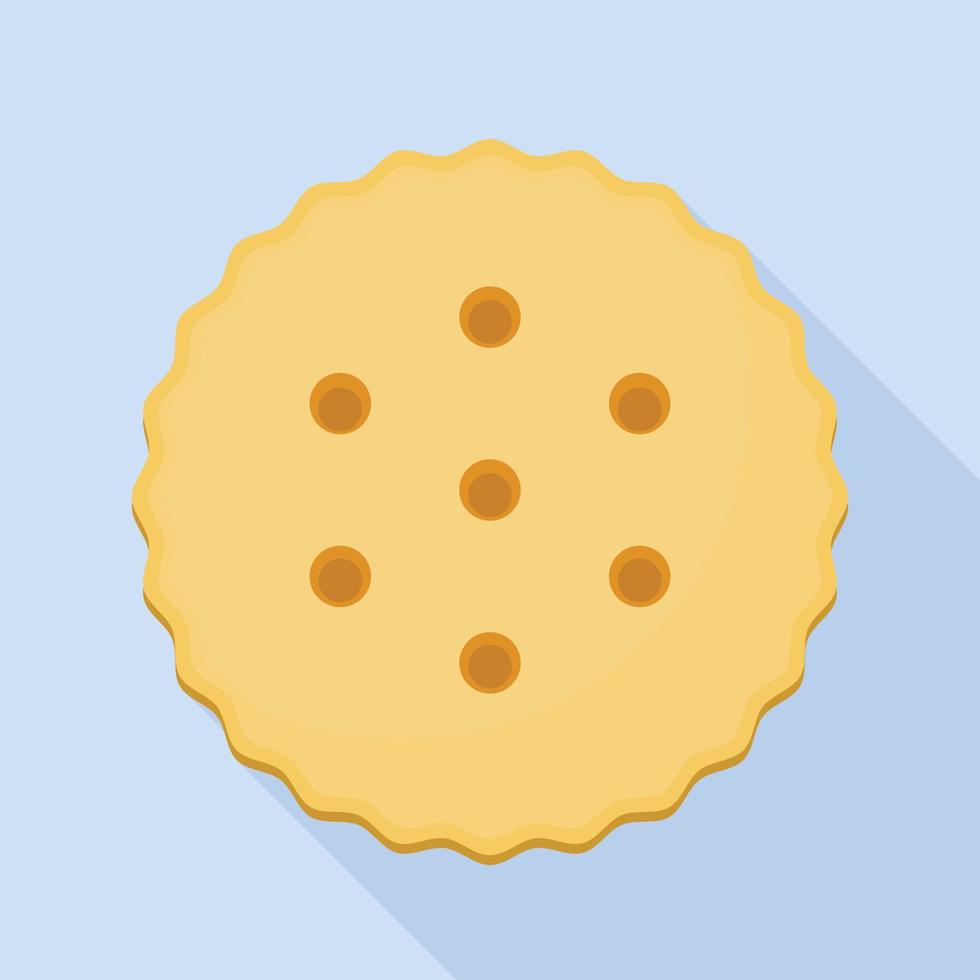 Cracker icon, flat style vector