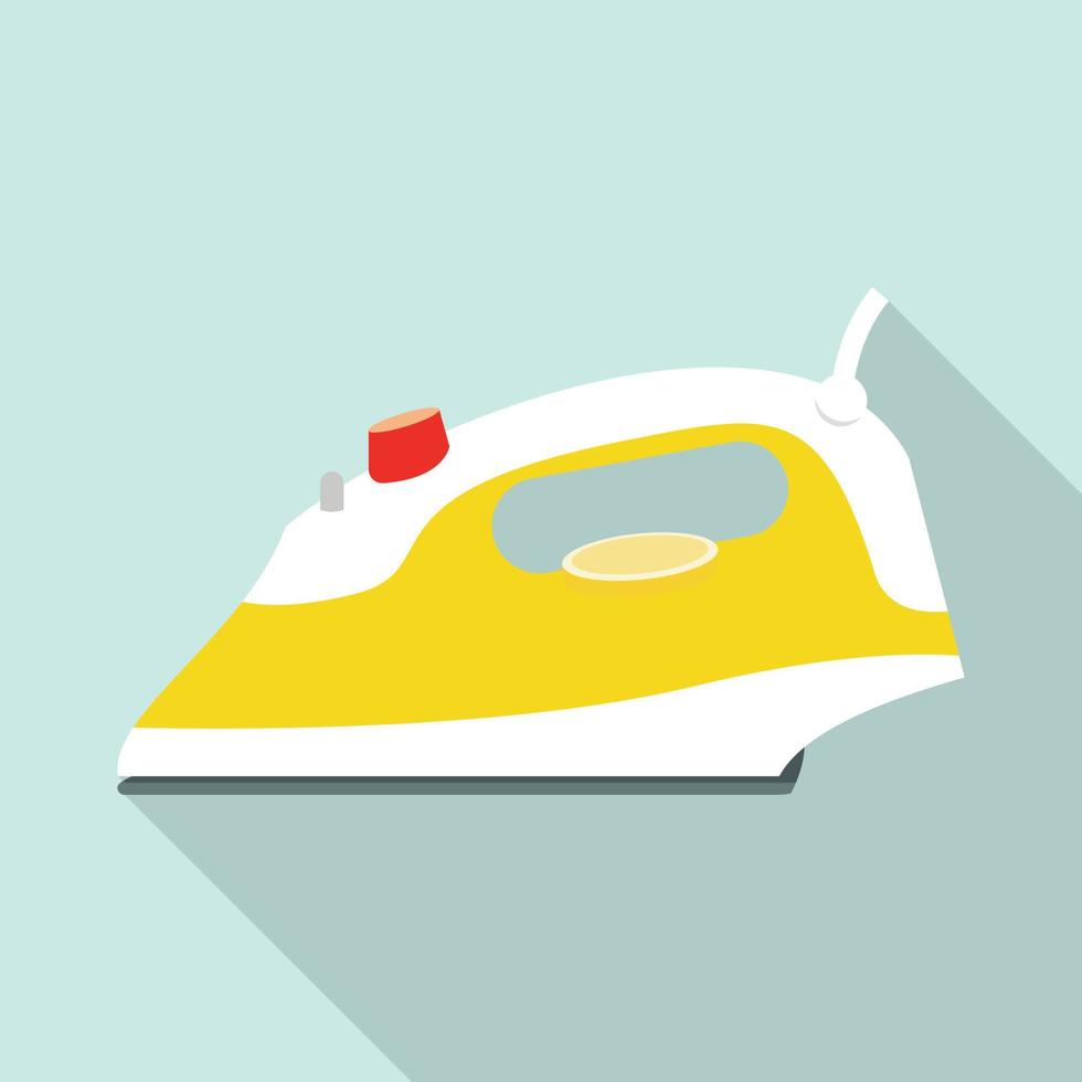 House iron icon, flat style vector