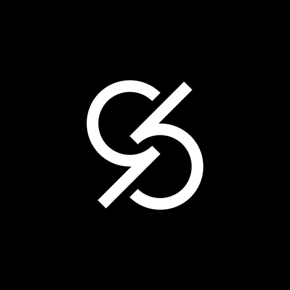 Initial based clean and minimal Logo. S letter creative fonts monogram icon symbol. vector