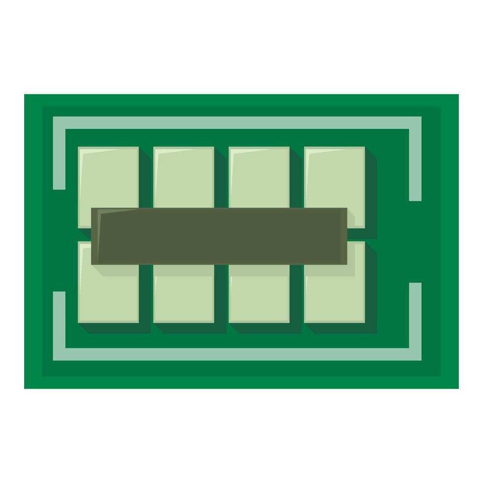 Computer bus icon, cartoon style vector