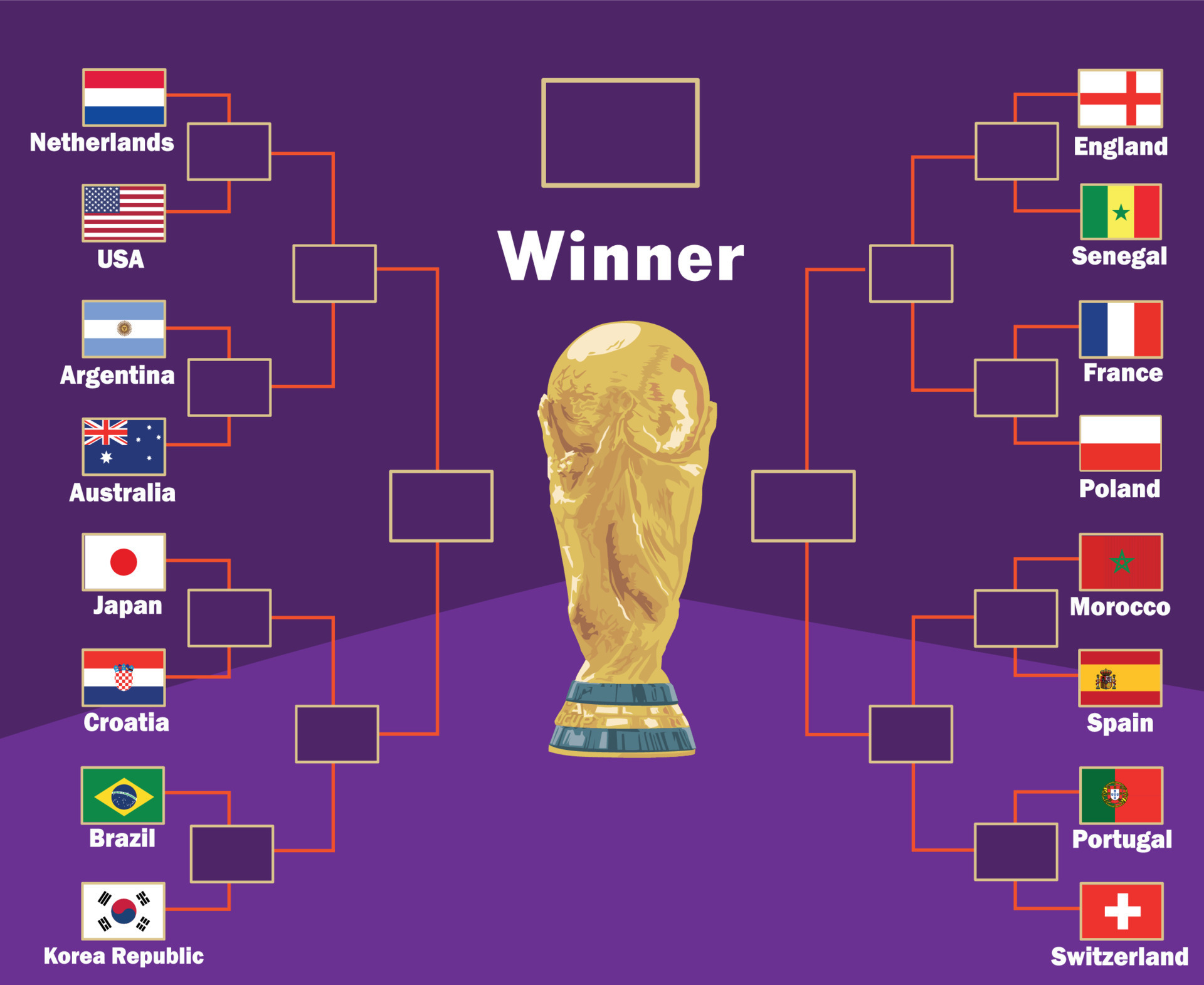 Flags Countries Emblem With Names And Trophy World Cup Symbol Design flags-countries-emblem-with-names-and-trophy-world-cup-symbol-design