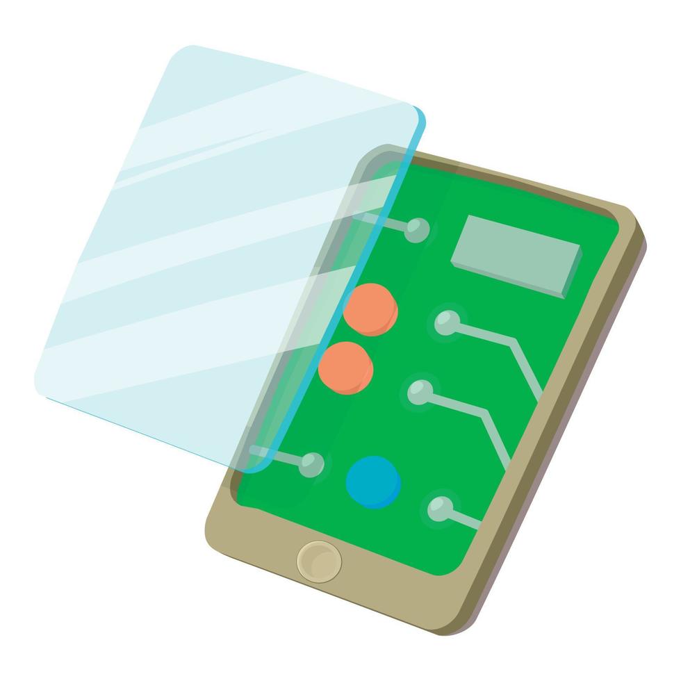 Screen off icon, cartoon style 15391508 Vector Art at Vecteezy