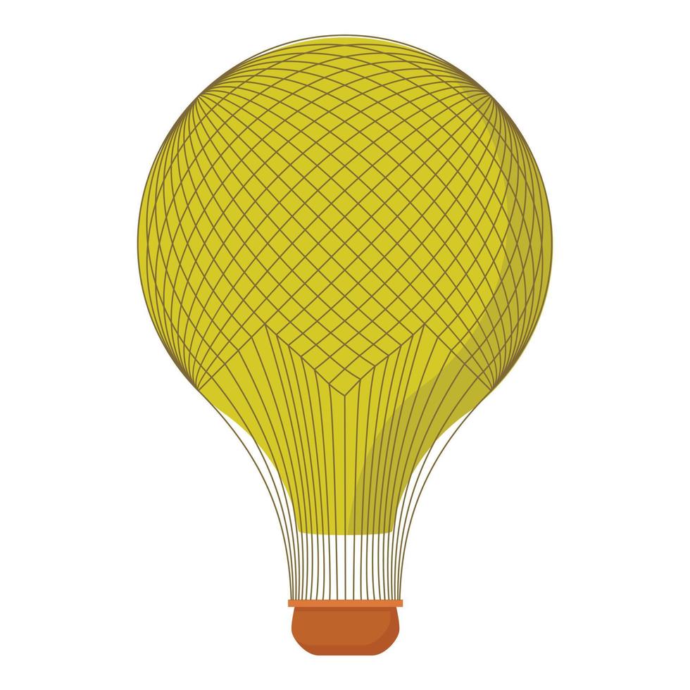 Aerostat icon, cartoon style vector