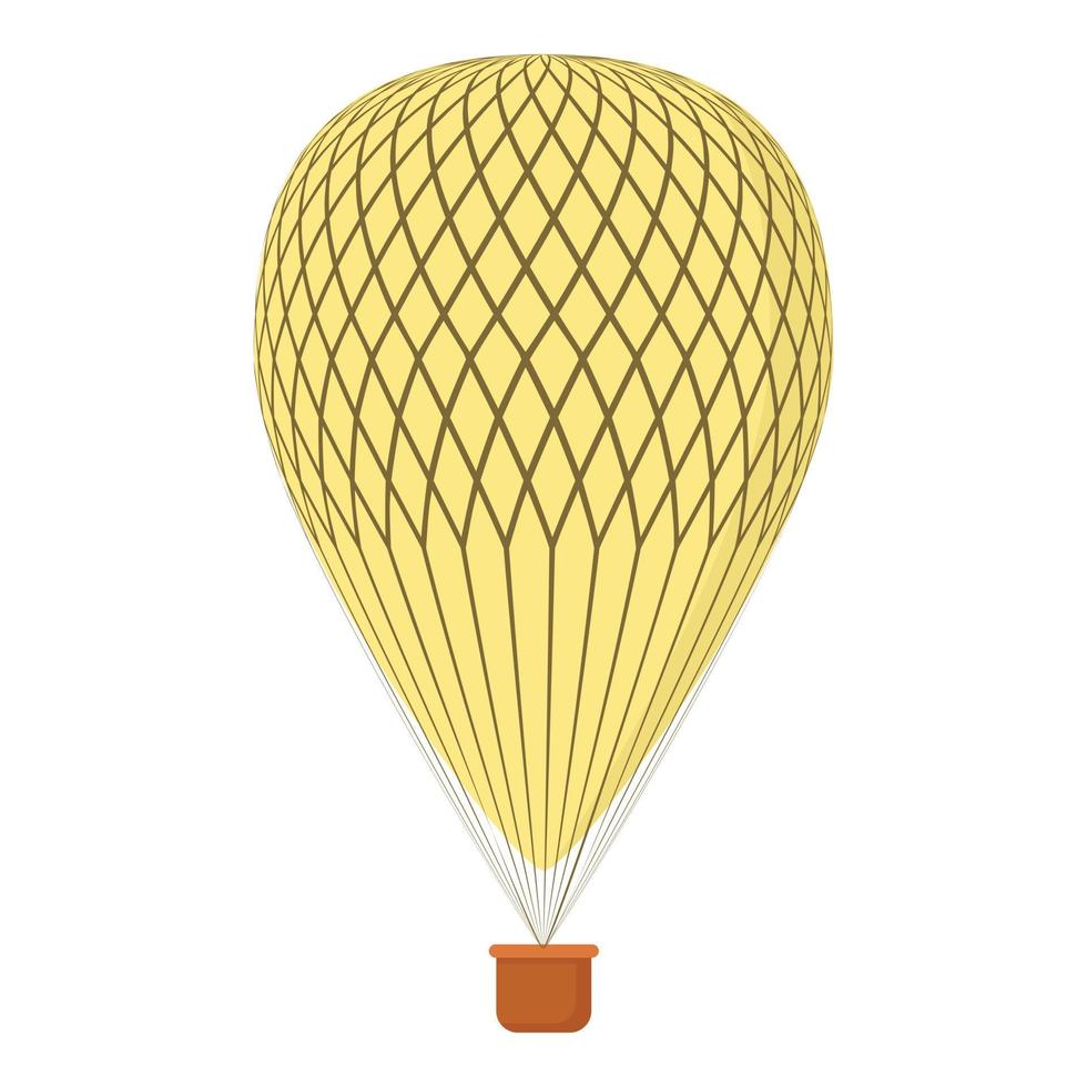 Aerostat icon, cartoon style vector