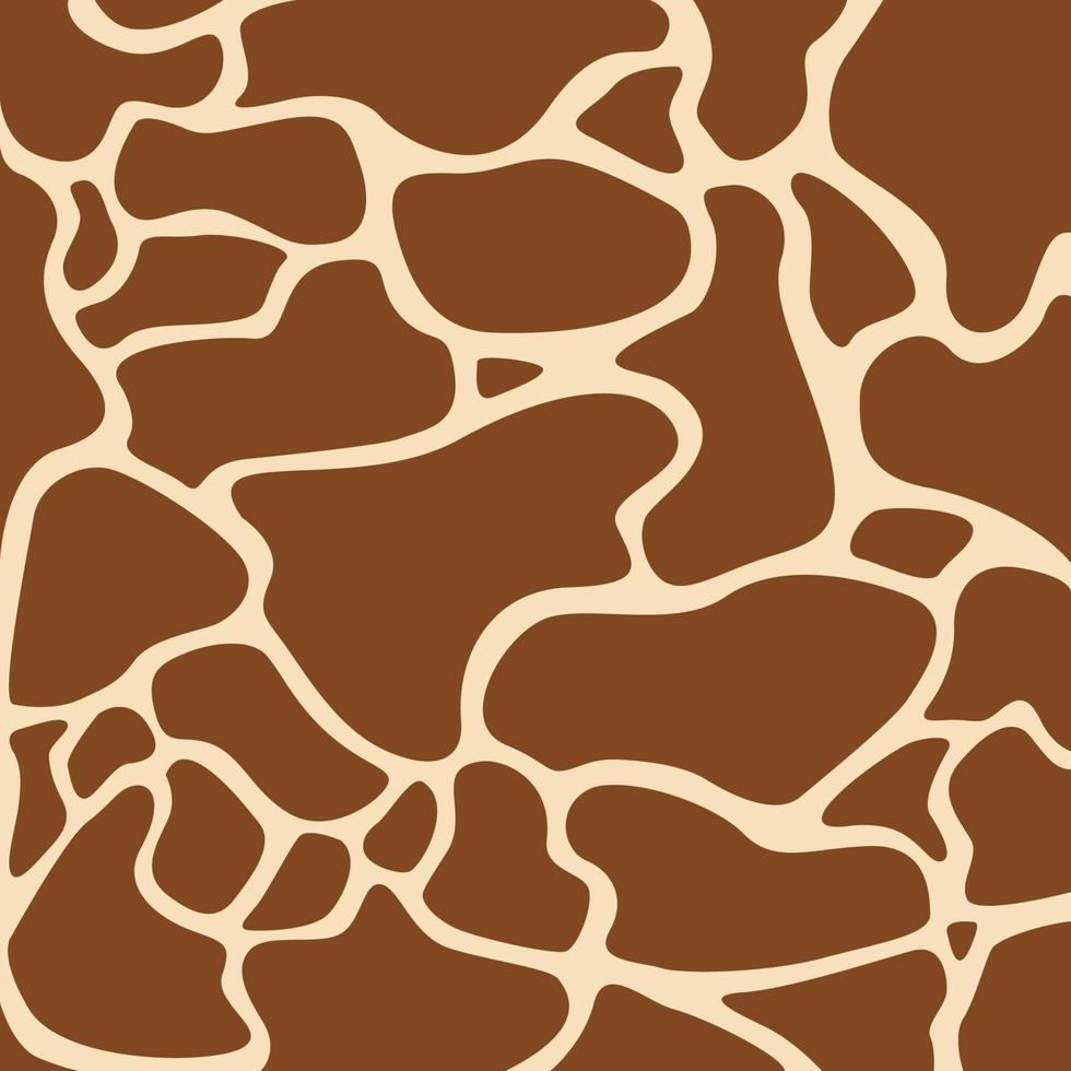 Giraffe skin pattern. Wild nature fabric print template. Giraffe