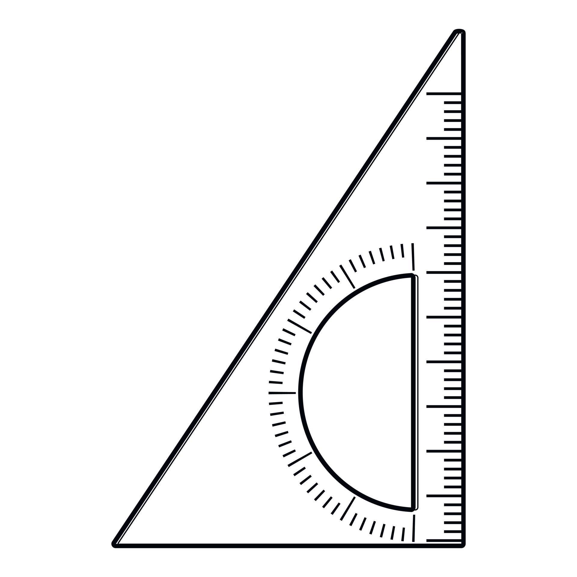 Ruler angle icon, outline style 15391714 Vector Art at Vecteezy