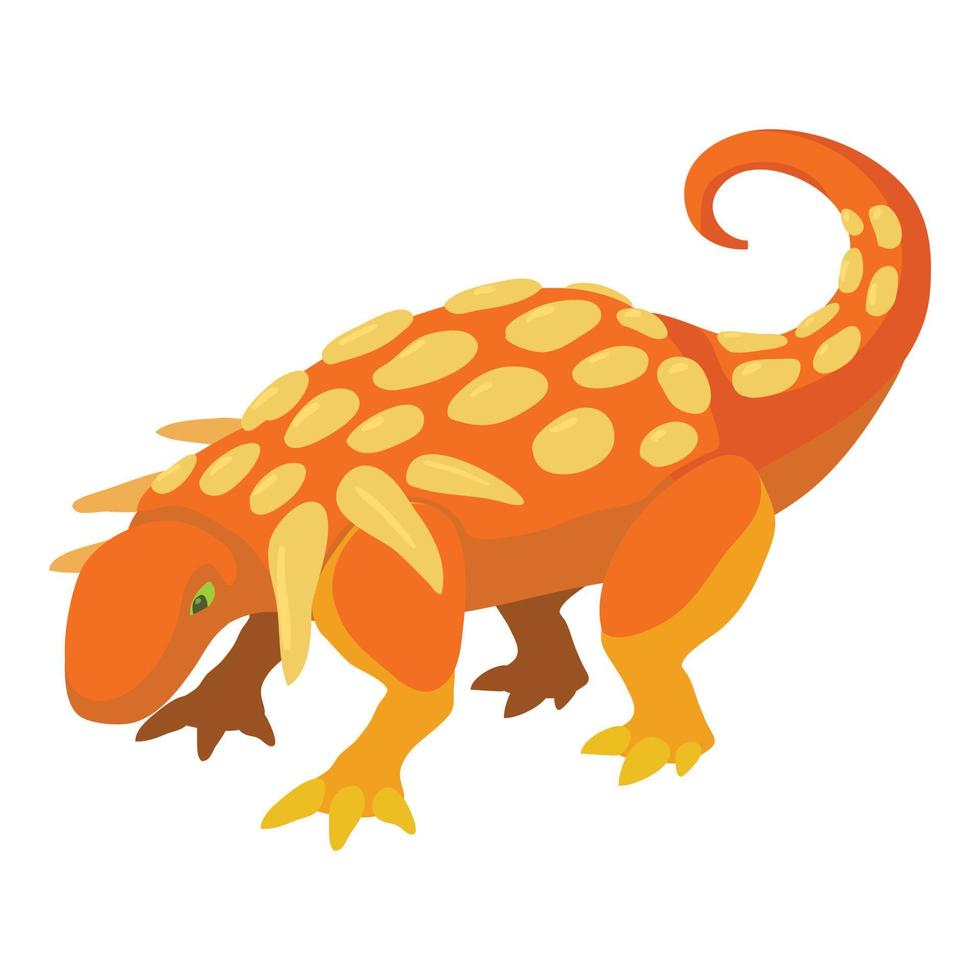 Evoplocephalus icon, cartoon style vector