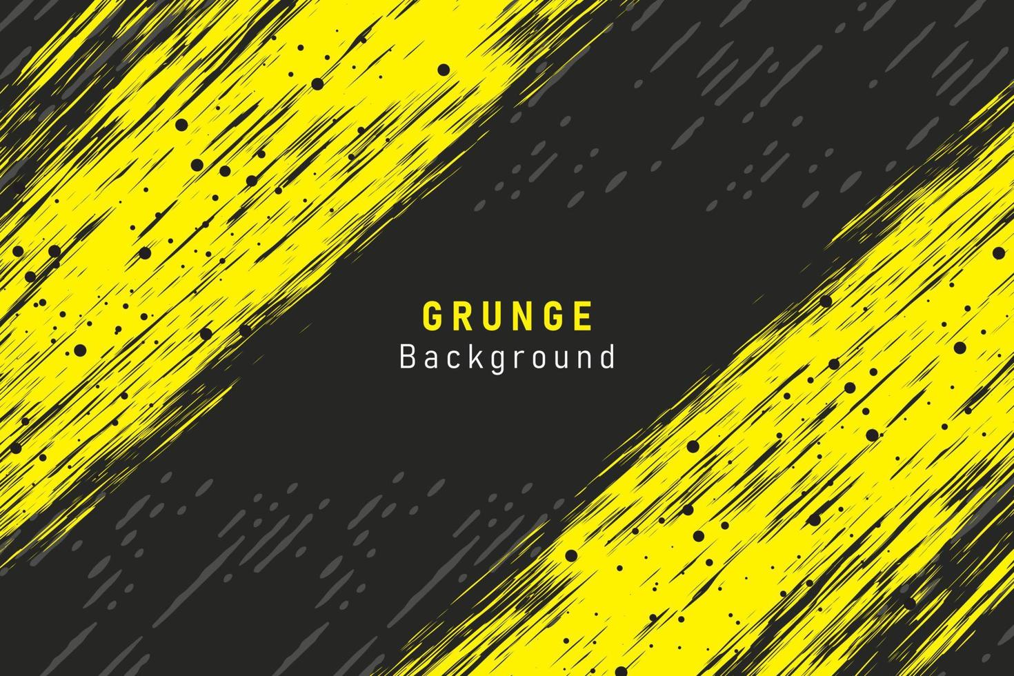 fondo de textura grunge negro y amarillo vector