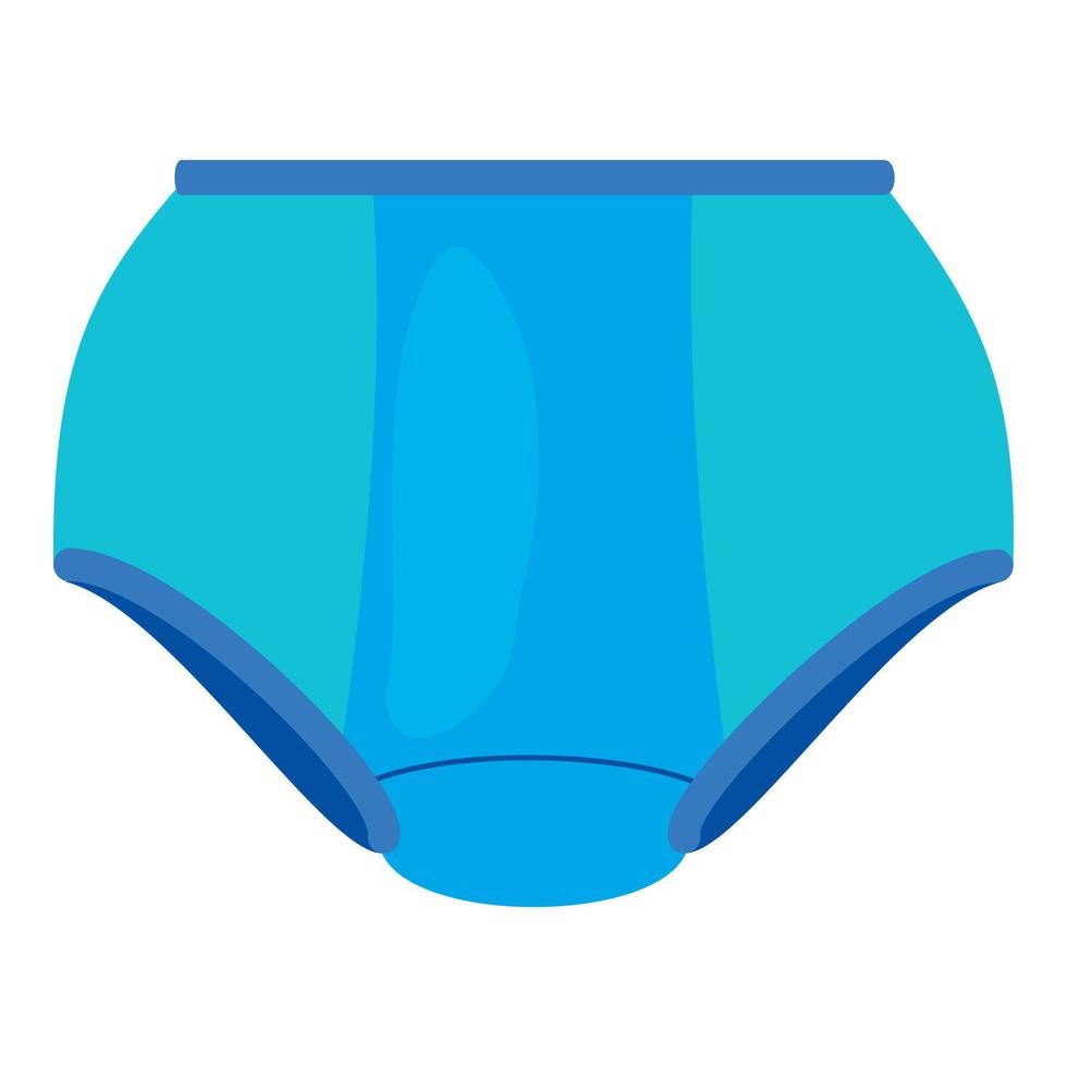 Blue women control briefs icon, cartoon style 15392032 Vector Art at ...