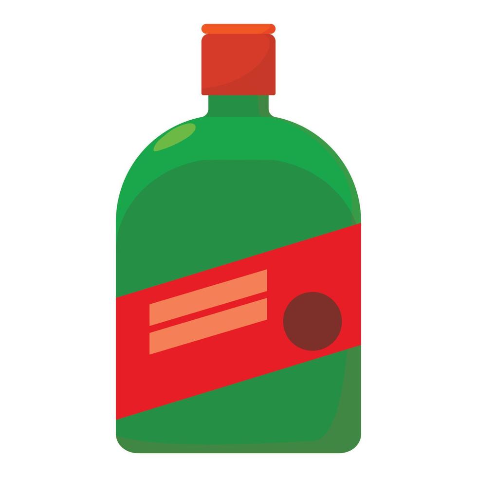 Liquor icon, cartoon style vector