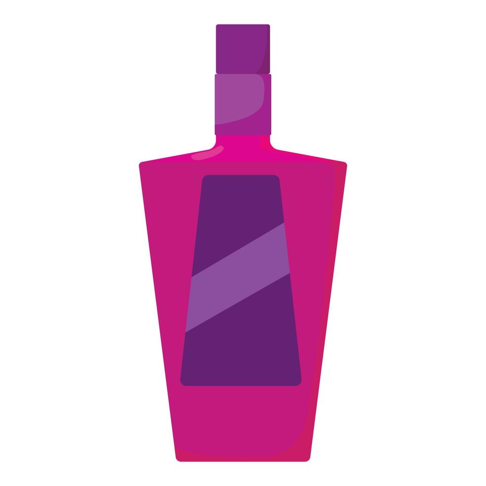 Gin icon, cartoon style vector