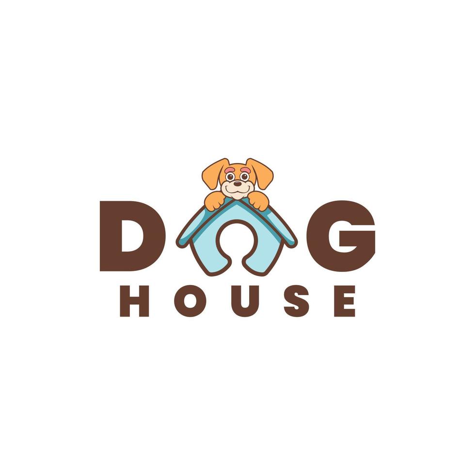 Dog House Illustration of a cartoon funny doghouse vector